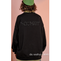 Übergroßes Rundhals-Sweatshirt für Frauen